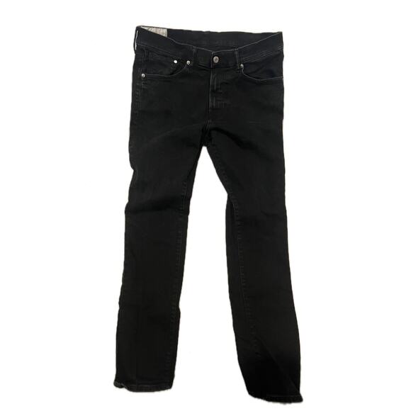 H&M Skinny Black Jeans Mens 34x32 - Picture 1 of 3